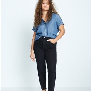 Mango women’s boxy popover denim shirt